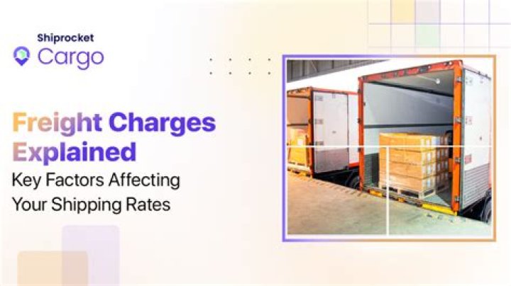 What freight charges include?