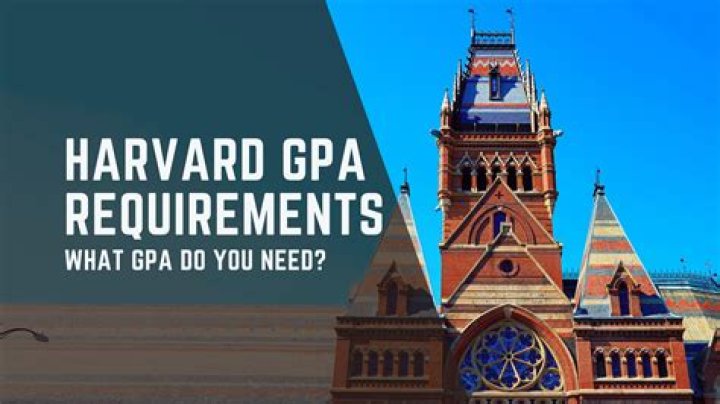 What GPA out of 4 do you need to get into Harvard?