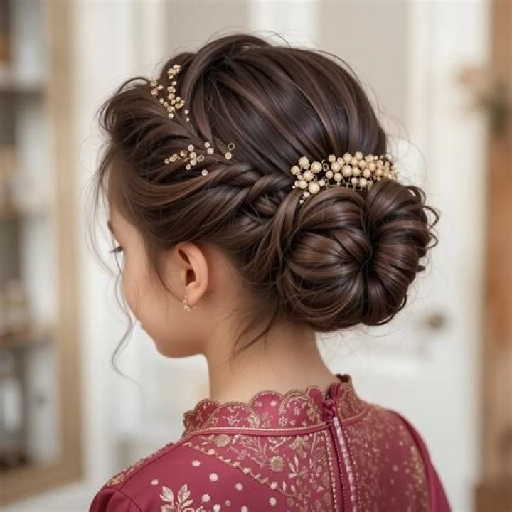 What hairstyle is business in the front and party in the back?
