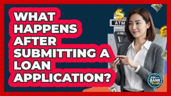 What happens after submitting loan application?