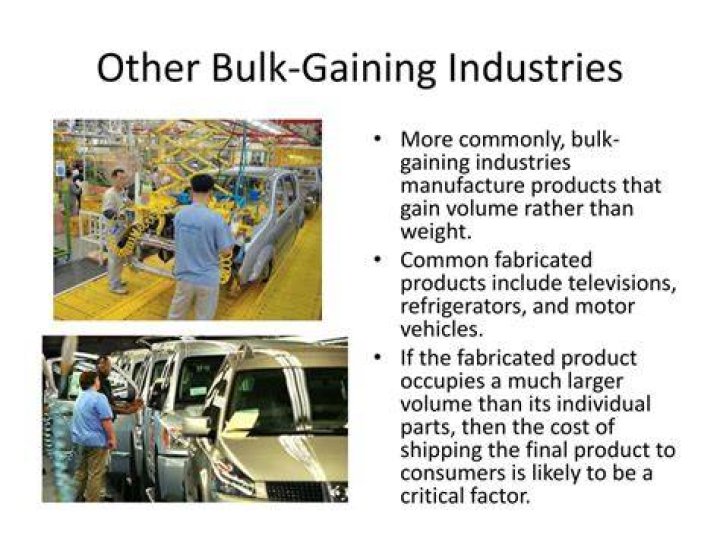 What industries are bulk gaining?