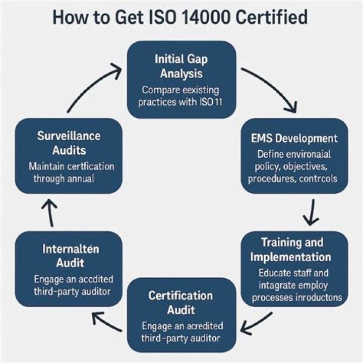 What industry needs ISO 14000 certification?