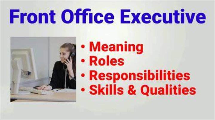 What is a front office employee?