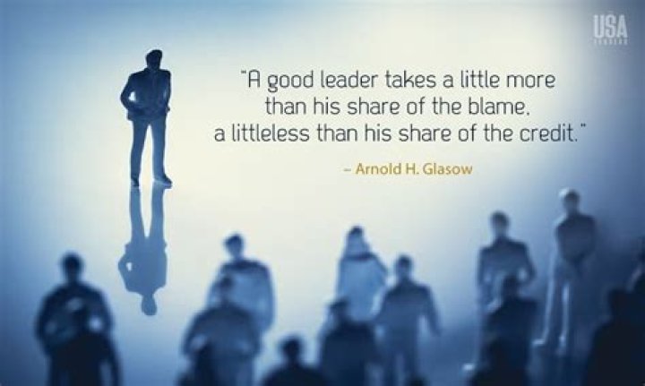 What is a leader works for the good of the people?