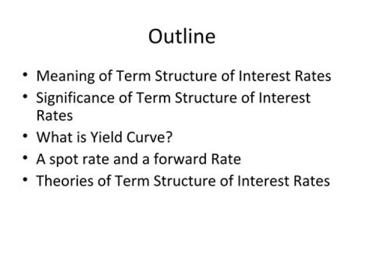 What is a normal term structure of interest rates?