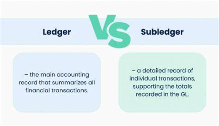 What is a sub-ledger example?