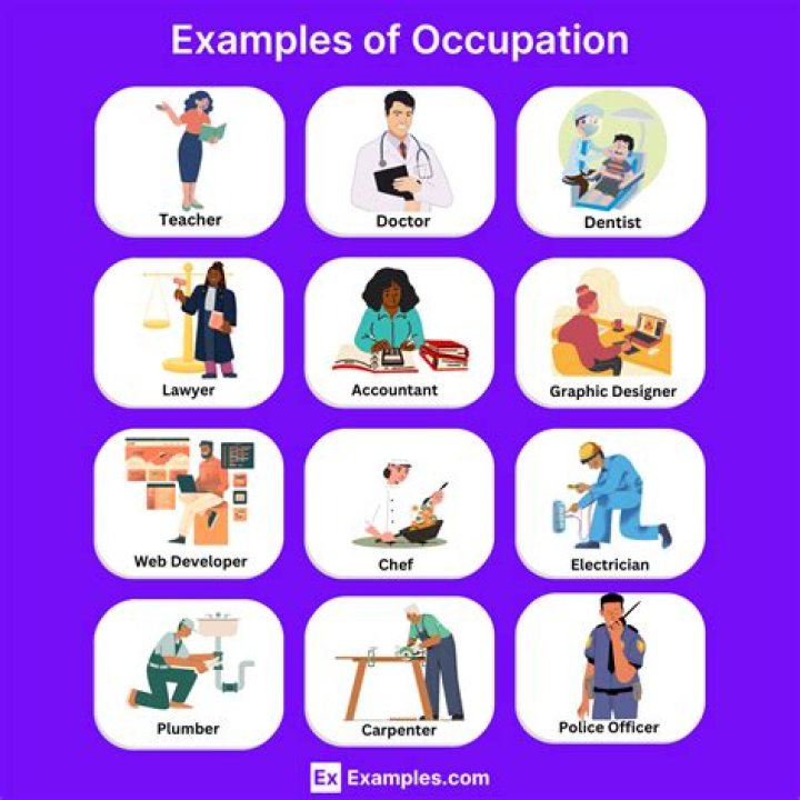 What is an example of an occupation?