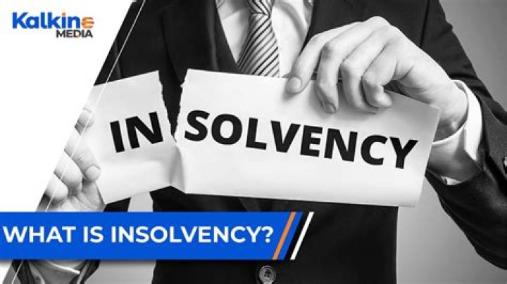 What is an insolvent person?