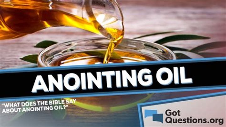 What is anointed water?