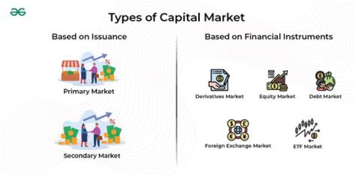 What is capital market and types?