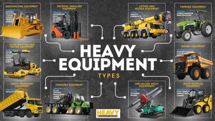 What is considered as heavy equipment?