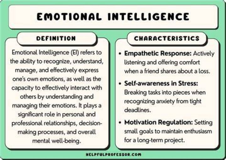 What is emotional intelligence in your own words?