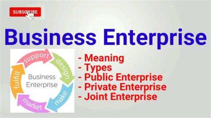What is enterprise in a business?