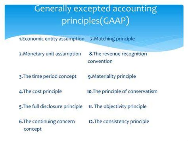 What is GAAP accounting method?