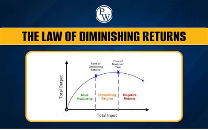 What is law of diminishing returns Class 11?