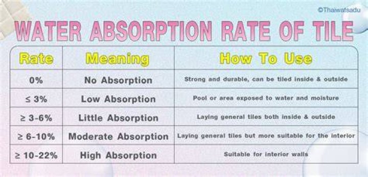 What is meant by absorption rate?