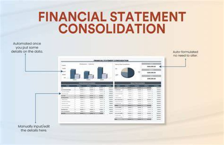 What is meant by consolidation of financial statements?