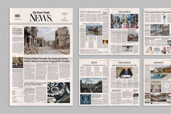 What is newspaper page layout?
