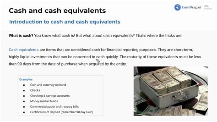 What is not included in cash and cash equivalents?