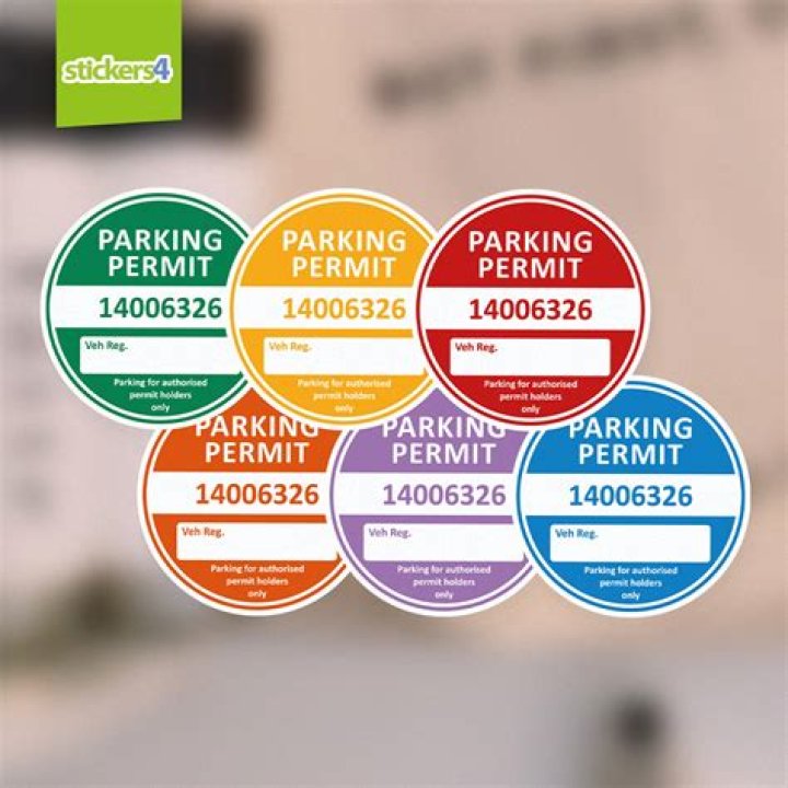 What is permanent sticker?