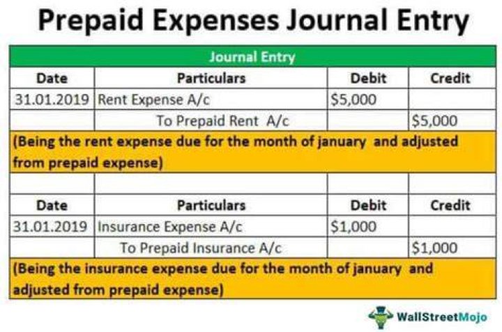 What is Prepaid income journal entry?
