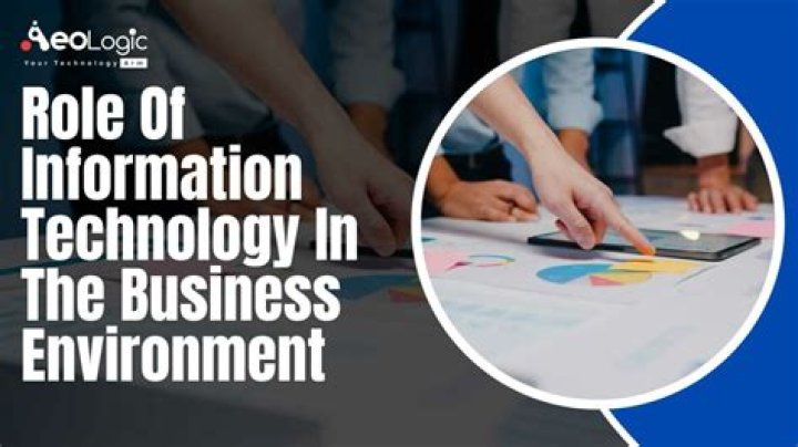What is role of information technology in business?