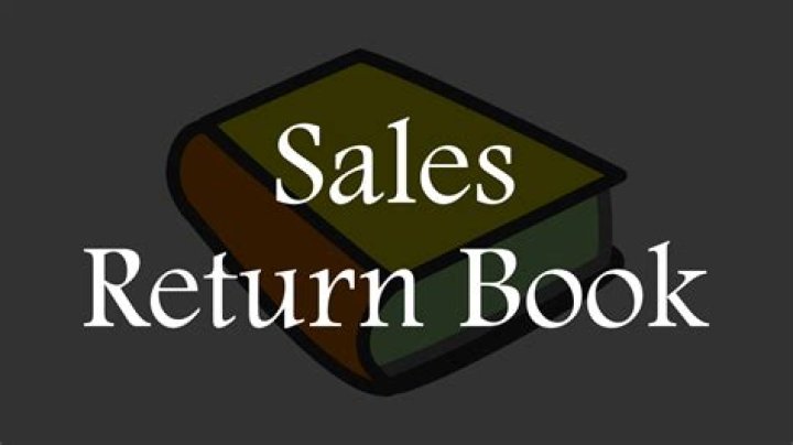 What is sales return book?