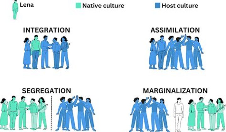 What is the adoption of a different culture called?