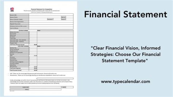 What is the best financial statement for business?
