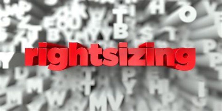 What is the concept of rightsizing?
