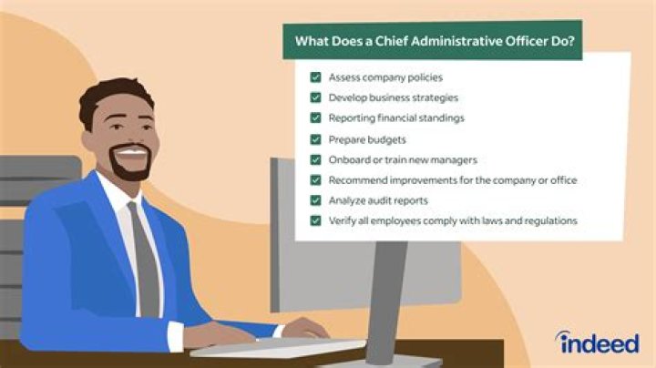 What is the difference between a chief administrative officer and a chief operating officer?