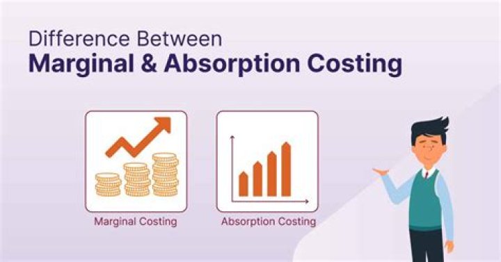 What is the difference between marginal cost and absorption costing?