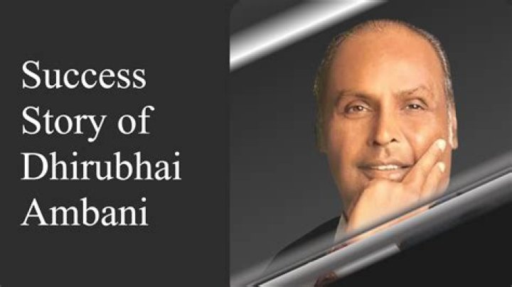 What is the first work of Dhirubhai Ambani?