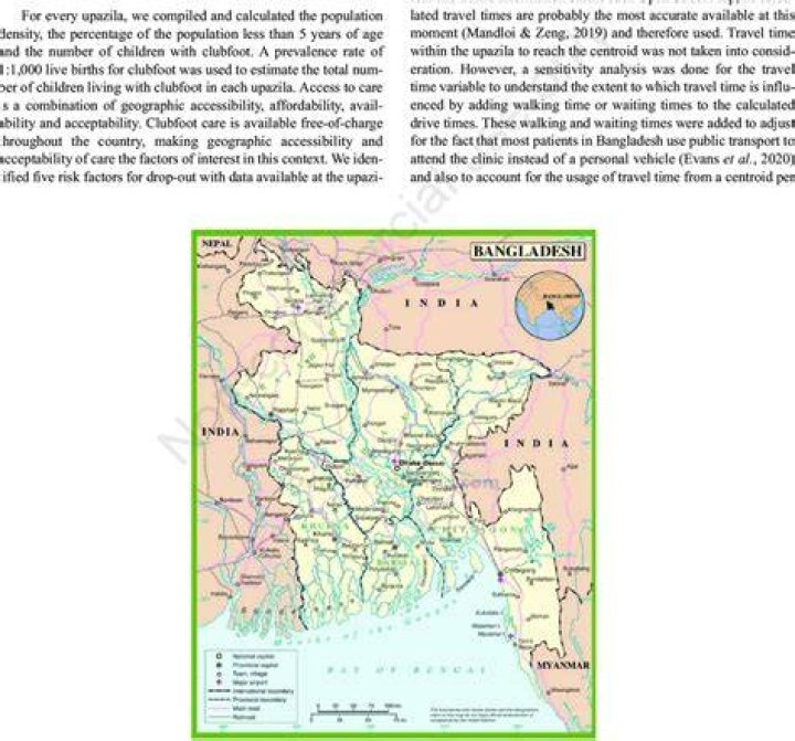 What is the human geography of Bangladesh?