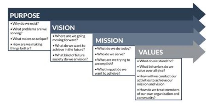 What is the purpose of vision in business?