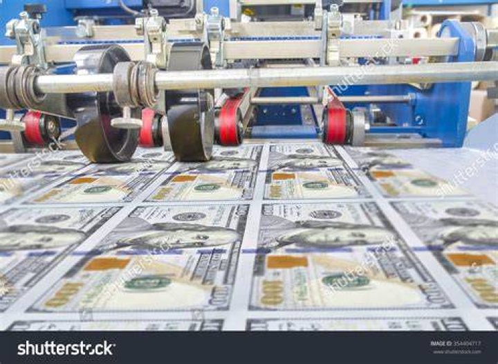 What is the result of printing money?