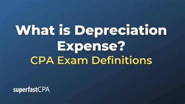 What is unique about depreciation expense?