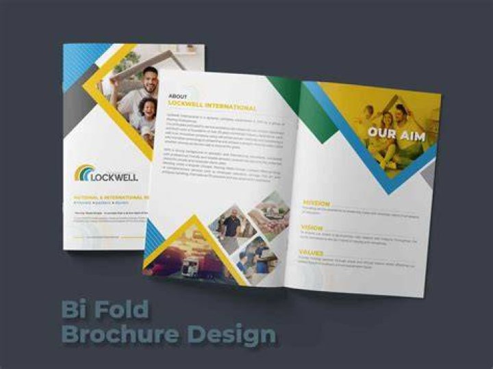 What is written in a brochure?