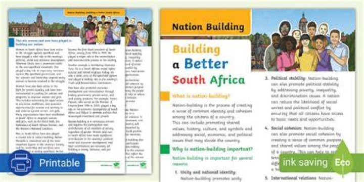 What is your role in the task of nation building?