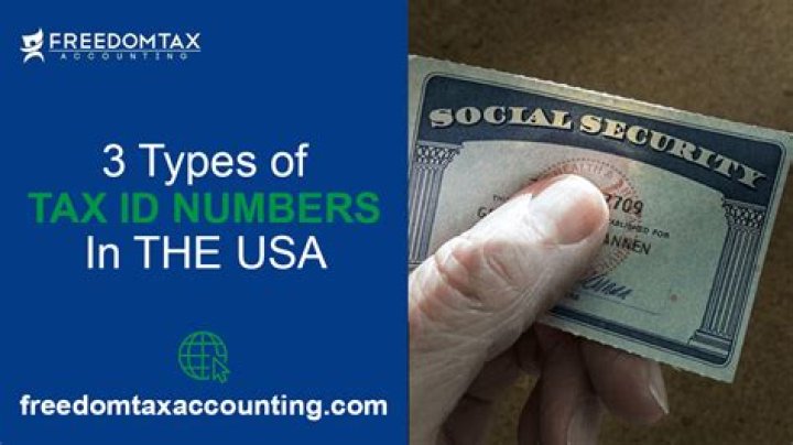 What is your tax ID number USA?
