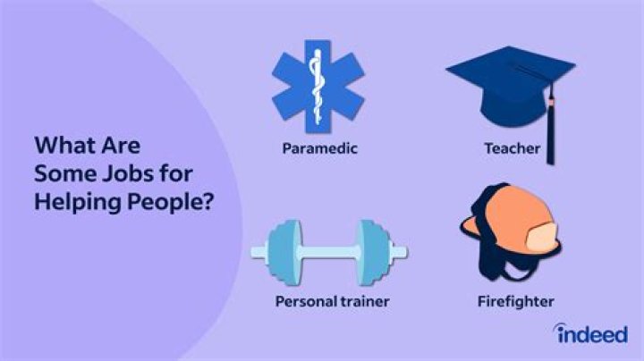 What jobs consist of helping others?