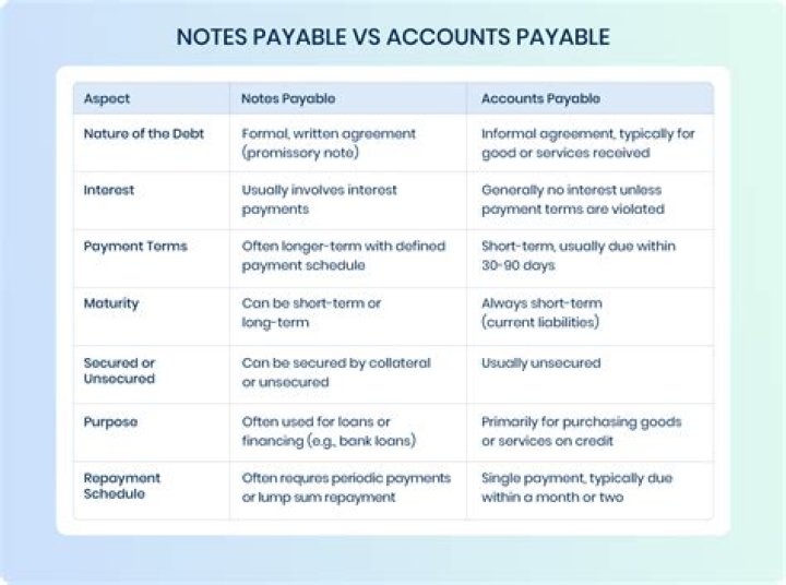 What kind of account is notes payable?