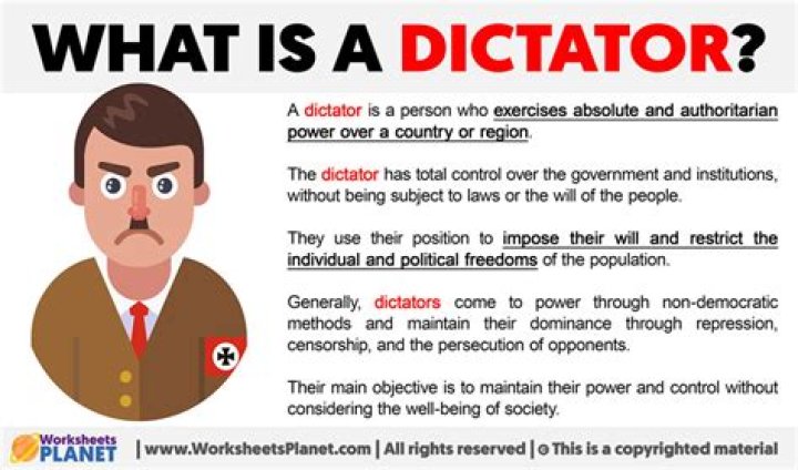 What makes a dictator?