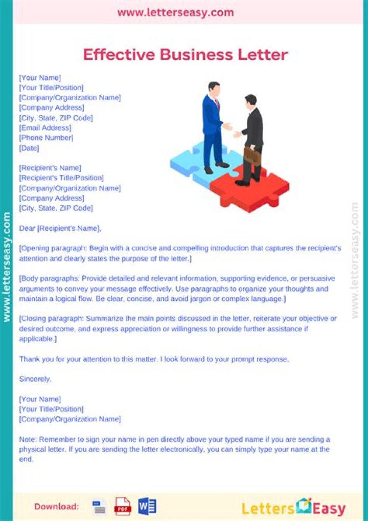 What makes an effective business letter?