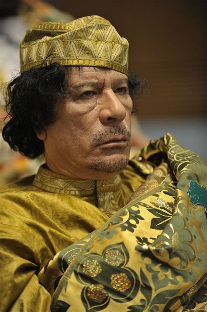 What race is Gaddafi?
