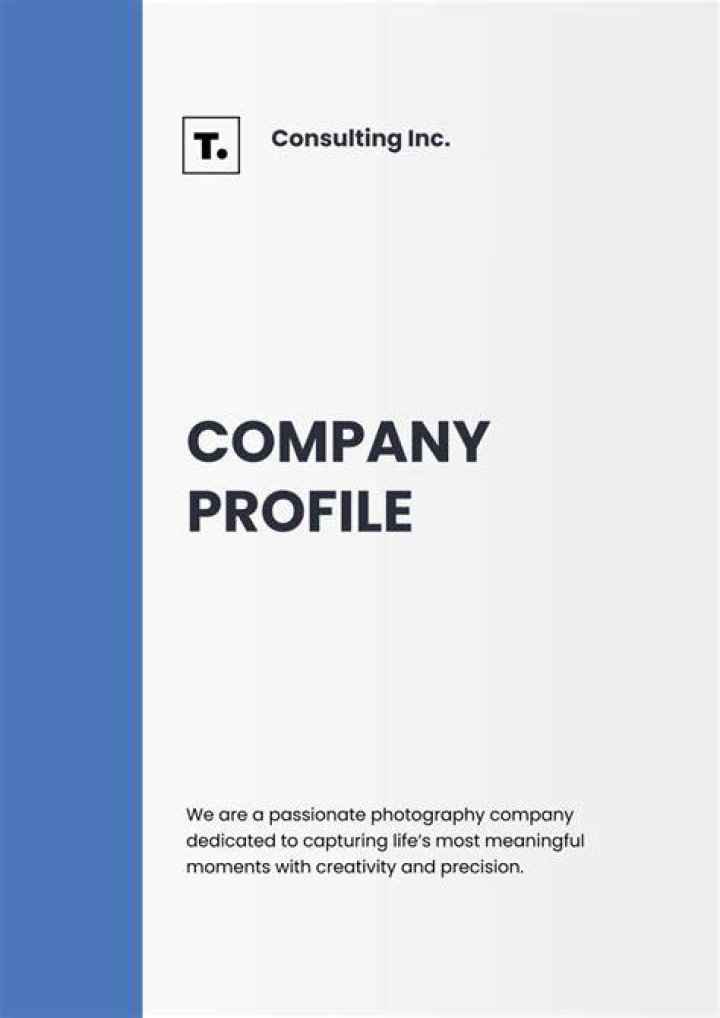 What should be included in a business profile?