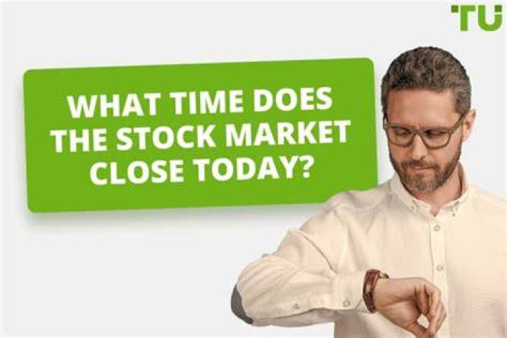 What time does stock market close today?