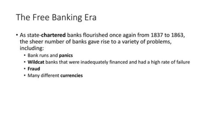What took place during the free banking era?