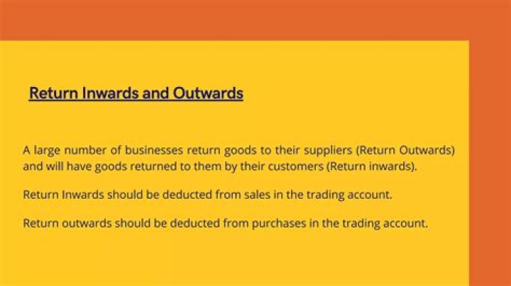 What type of account is return outwards?