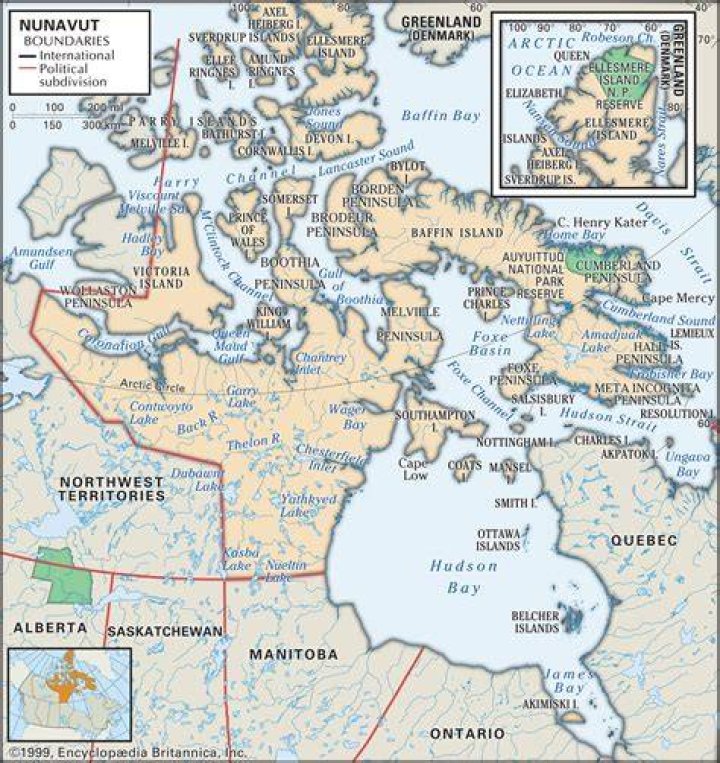 What was Nunavut once part of?